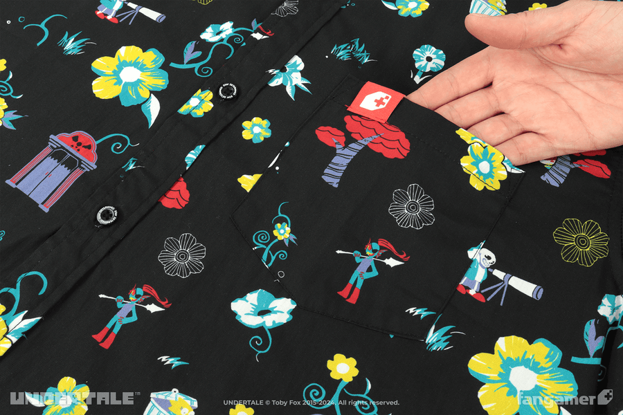 Underground Garden Button-Up Shirt - UNDERTALE