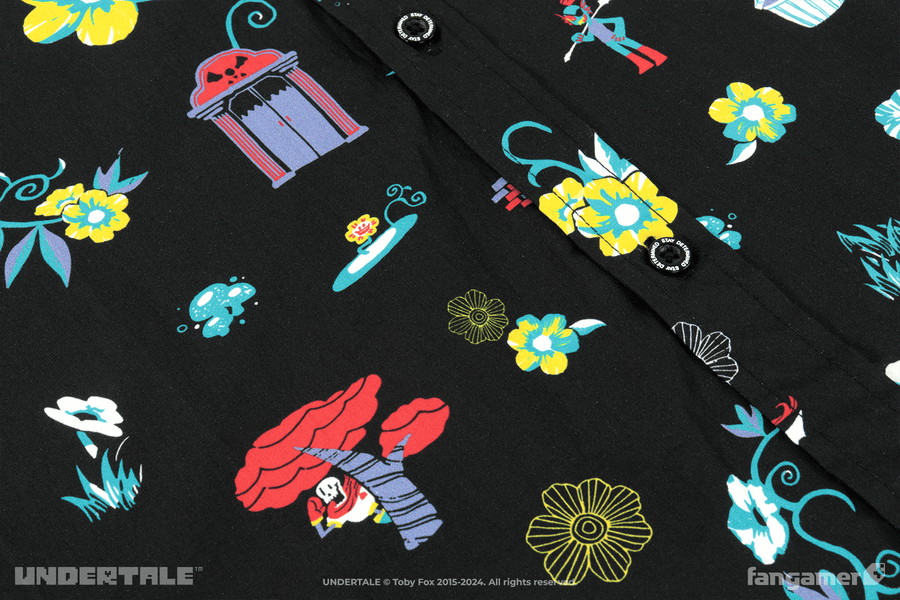 Underground Garden Button-Up Shirt - UNDERTALE
