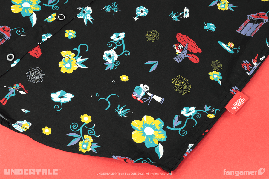 Underground Garden Button-Up Shirt - UNDERTALE