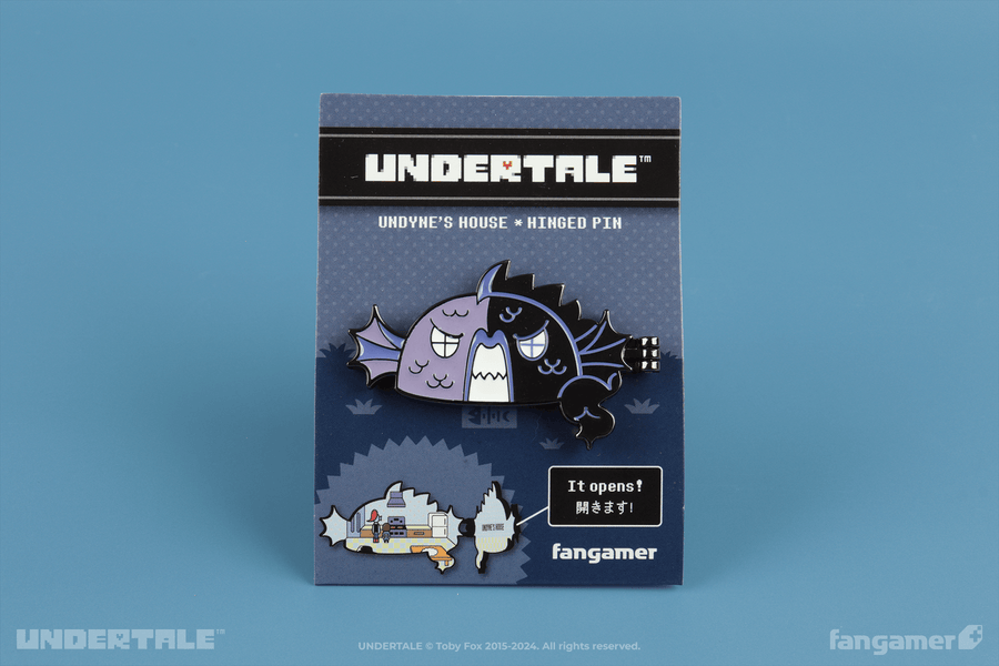 Undyne's House Hinged Pin - UNDERTALE