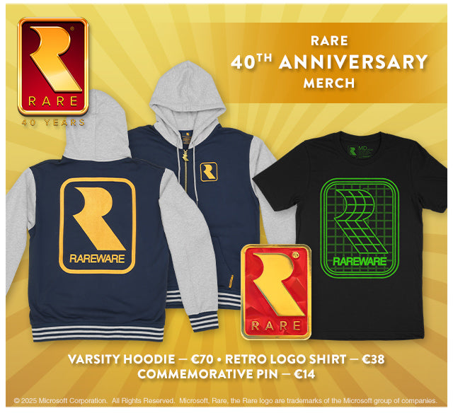 New RARE merch available at Fangamer.eu