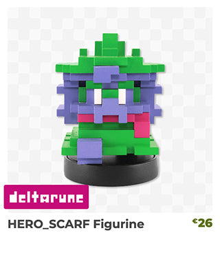 HERO_SCARF Figurine is back in stock at Fangamer.eu