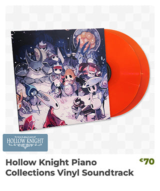 Hollow Knight Piano Collections Vinyl Soundtrack is back in stock at Fangamer.eu