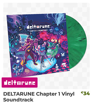 DELTARUNE Chapter 1 Vinyl Soundtrack is back in stock at Fangamer.eu