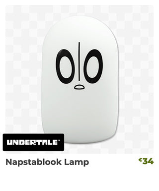Napstablook Lamp is back in stock at Fangamer.eu