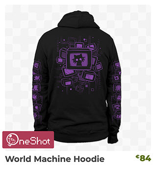 World Machine Hoodie is back in stock at Fangamer.eu