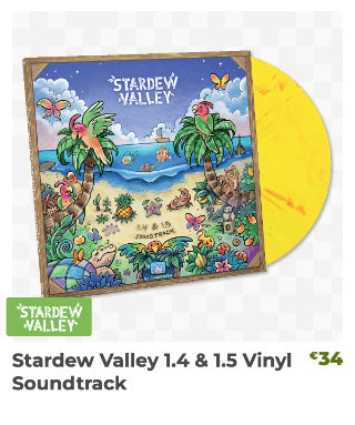 Stardew Valley 1.4 & 1.5 Vinyl Soundtrack is back in stock at Fangamer.eu