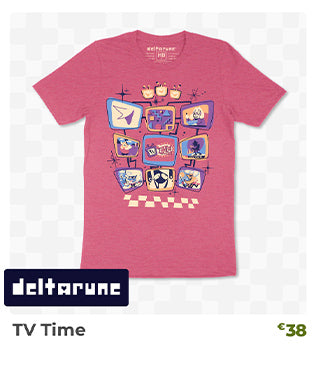 TV Time t-shirt is back in stock at fangamer.eu