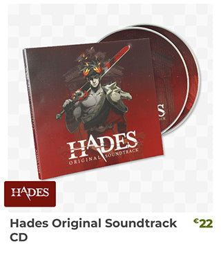 Hades Original Soundtrack CD is back in stock at fangamer.eu
