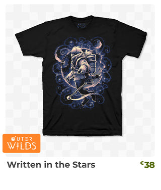 Written in the Stars t-shirt is back in stock at fangamer.eu