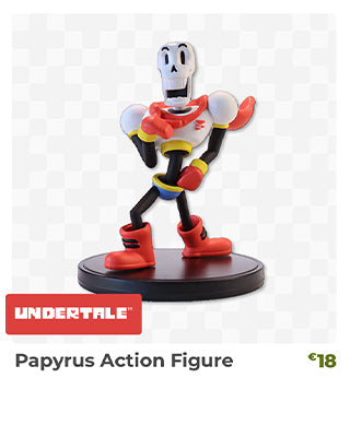 Papyrus Action Figure is back in stock at fangamer.eu