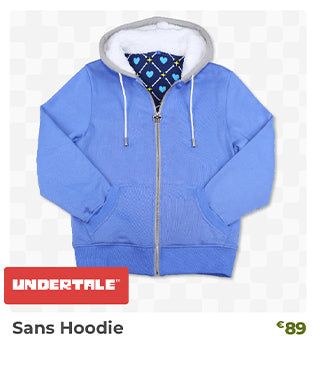 Sans Hoodie is back in stock at fangamer.eu