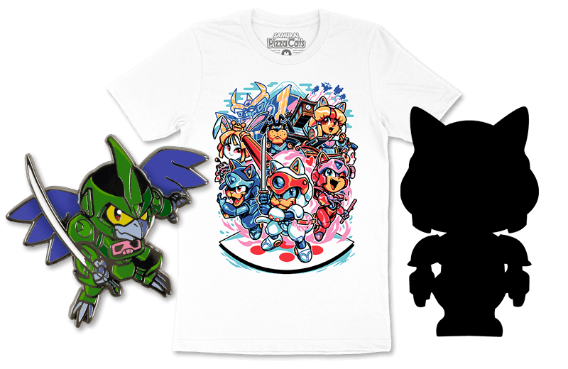 Samurai Pizza Cats: Pizza pies sold separately