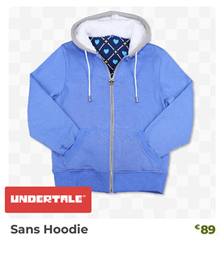 Sans Hoodie is back in stock at fangamer.eu