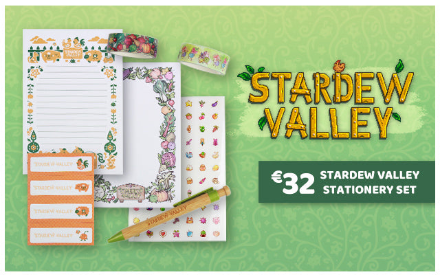 New Stardew Valley stationery set is available at Fangamer.eu