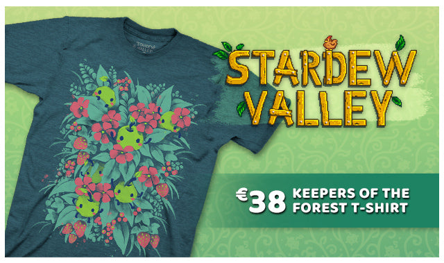 New Stardew Valley merch available at fangamer.eu
