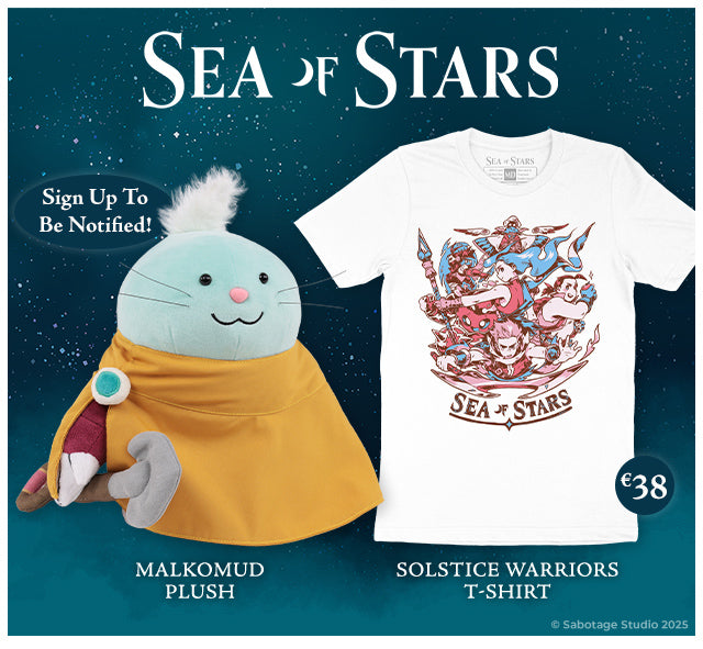 New Sea of Stars merch is available at Fangamer.eu