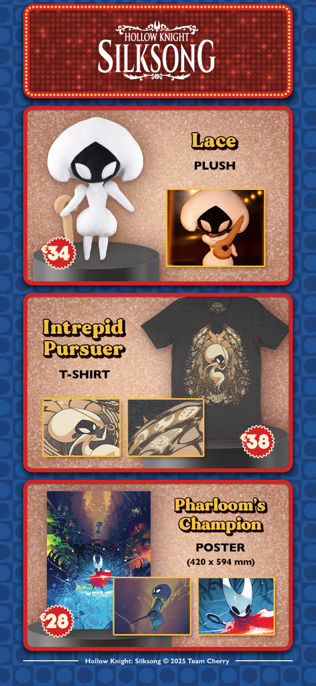 New Silksong merch is available at fangamer.eu