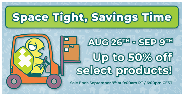 End of Summer Sale from August 26th to September 9th at Fangamer.com