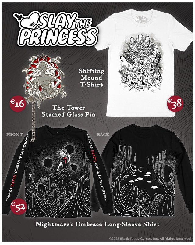 Slay Target Merch Slay The Princess, Helldivers II, Pizza Tower + more merch! - Fangamer ...