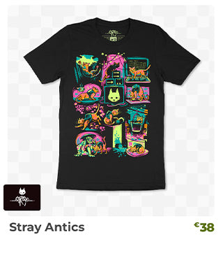 Stray Antics is back in stock at fangamer.eu