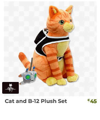 Cat & B-12 Plush is back in stock at fangamer.eu