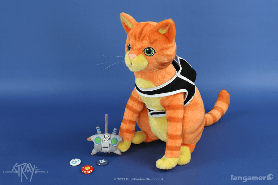Cat and B-12 Plush Set - Stray