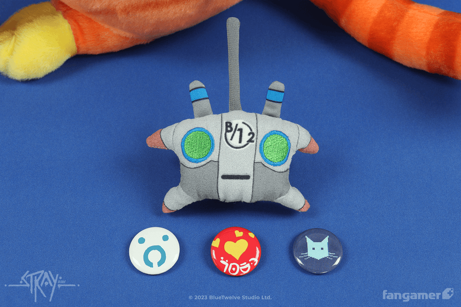 Cat and B-12 Plush Set