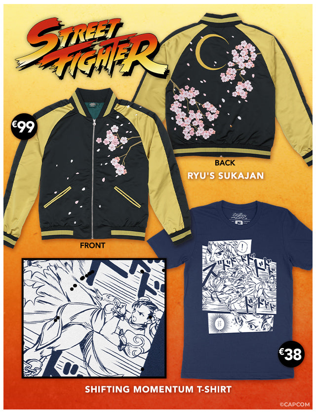 New Street Fighter merch available at fangamer.eu