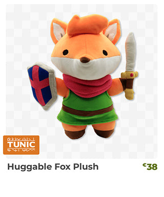 Huggable Fox Plush is back in stock at fangamer.eu