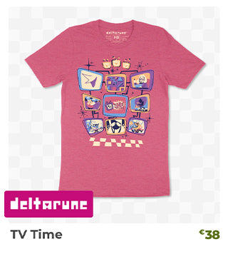TV Time t-shirt is back in stock at fangamer.eu