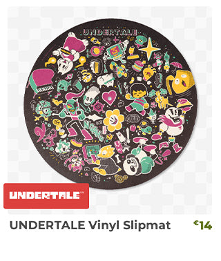 UNDERTALE Vinyl Slipmat is back in stock at Fangamer.eu
