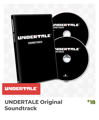 UNDERTALE Original Soundtrack is back in stock at fangamer.eu