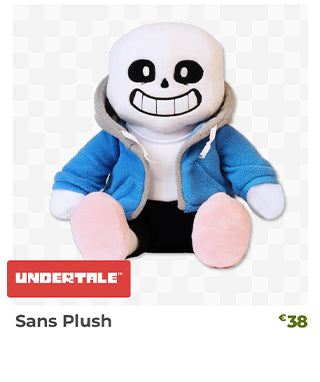 Sans plush is back in stock at fangamer.eu