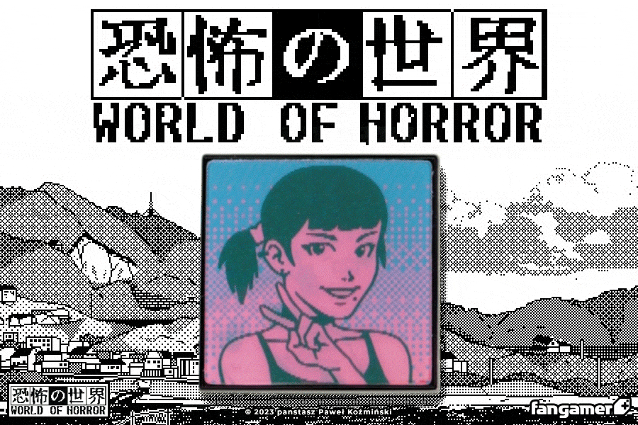 Doomed Already Lenticular Pin - World of Horror