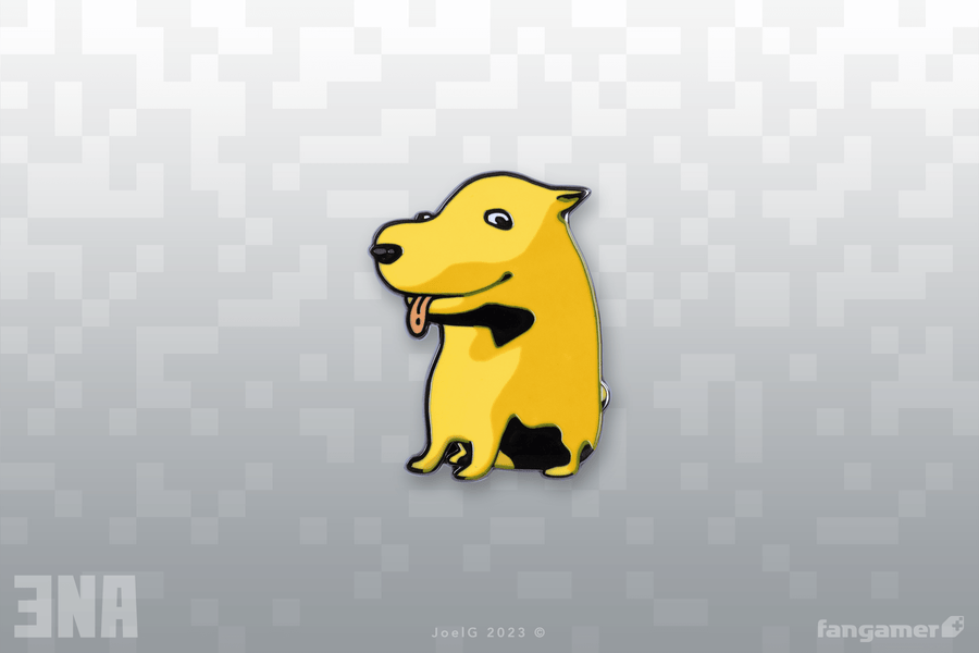 Hourglass Dog Pin