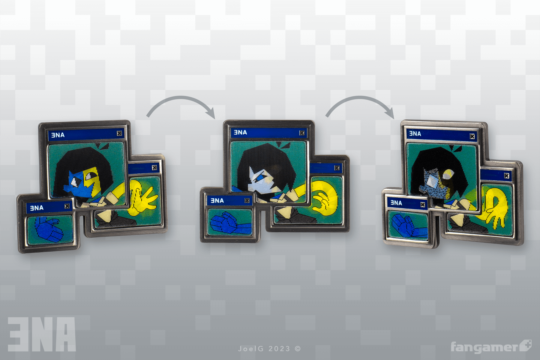 ENA - ENA Lenticular Pin - Fangamer Europe