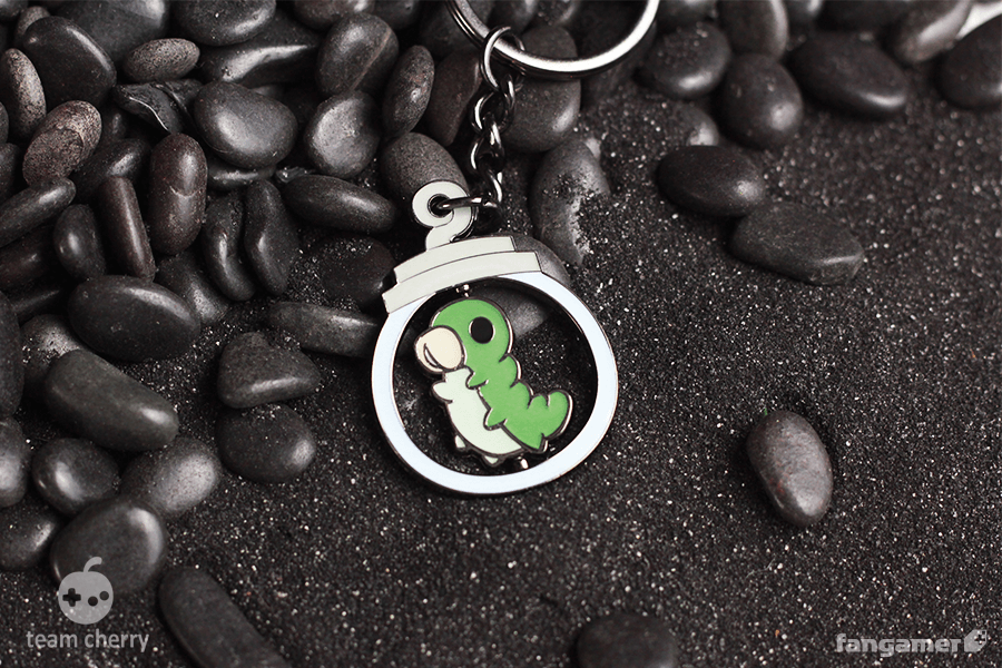 Grub in a Jar Spinning Keychain - Hollow Knight