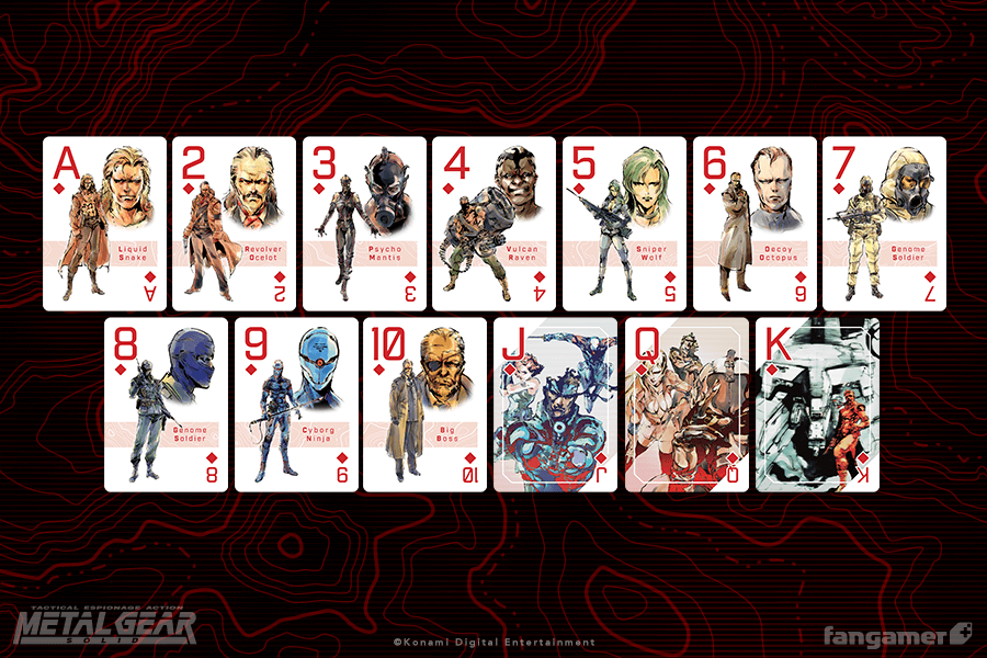 Metal Gear Solid Playing Cards