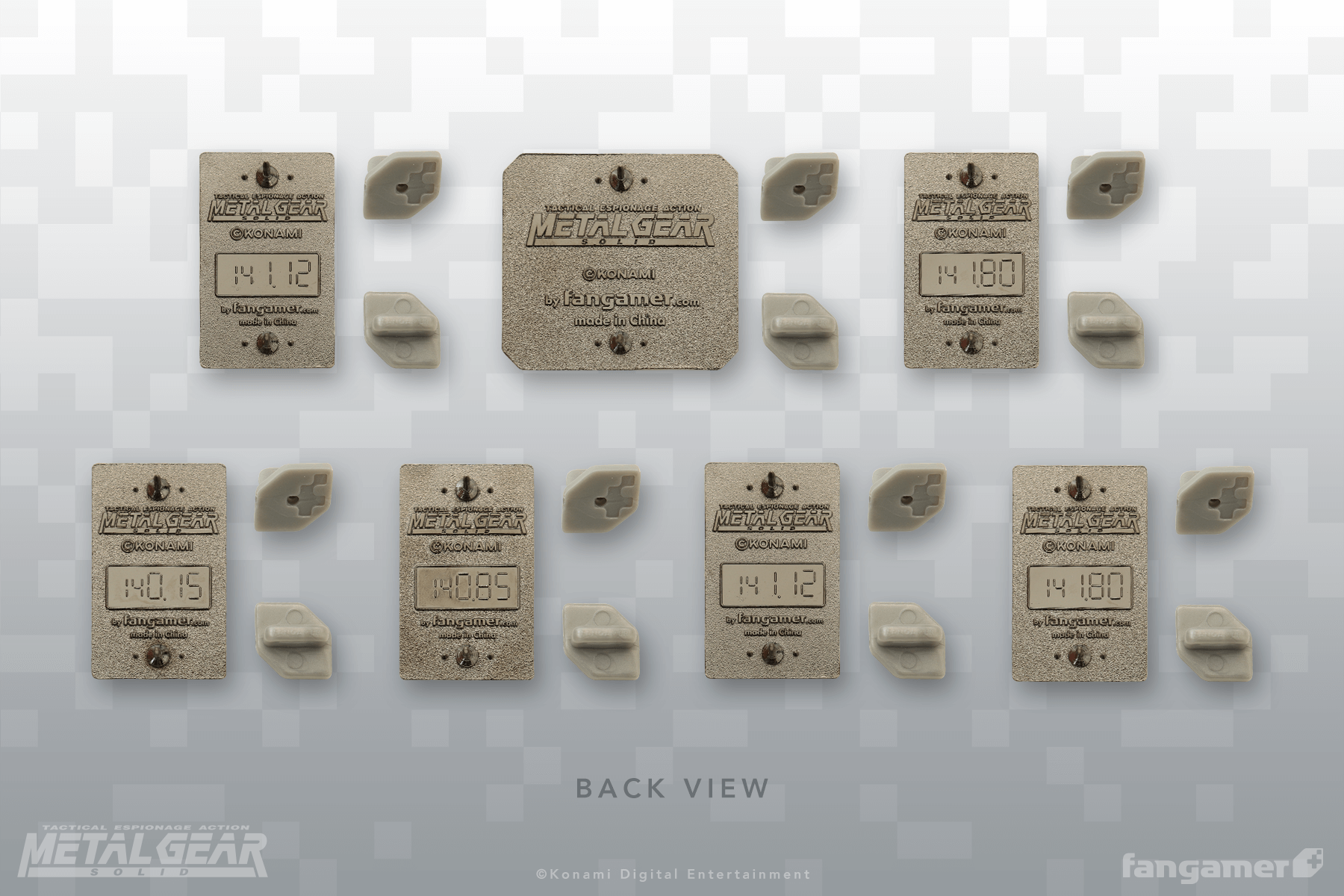 metal gear solid codec codes METAL GEAR SOLID - Codec Lenticular Pin Set