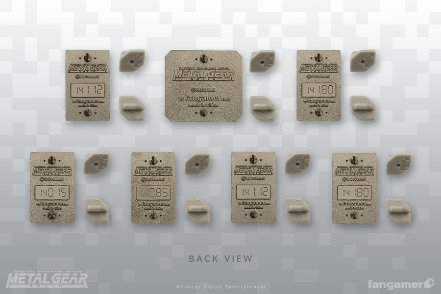Codec Lenticular Pin Set - Metal Gear Solid