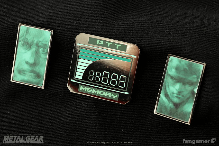 Codec Lenticular Pin Set - Metal Gear Solid
