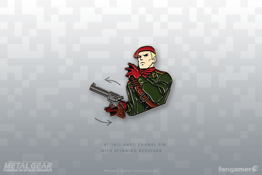 Revolving Ocelot Pin - Metal Gear Solid 3