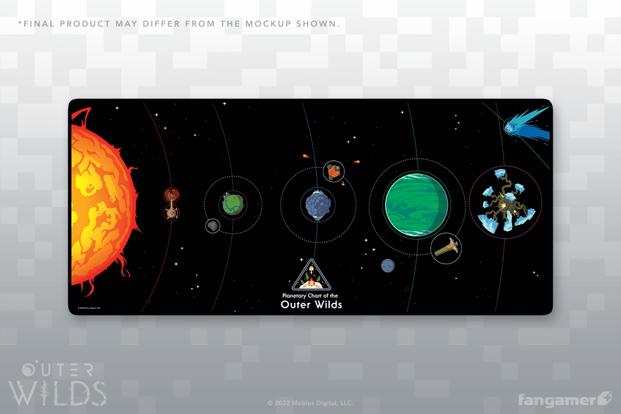 Planetary Chart Desk Mat