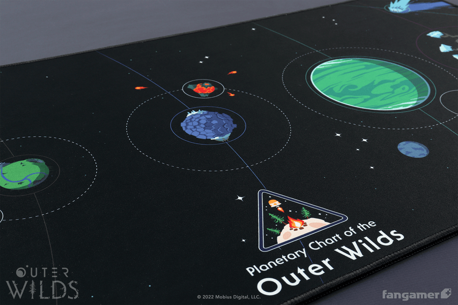 Planetary Chart Desk Mat - Outer Wilds