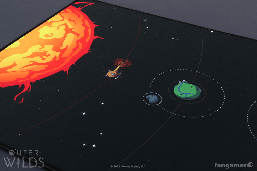 Planetary Chart Desk Mat - Outer Wilds