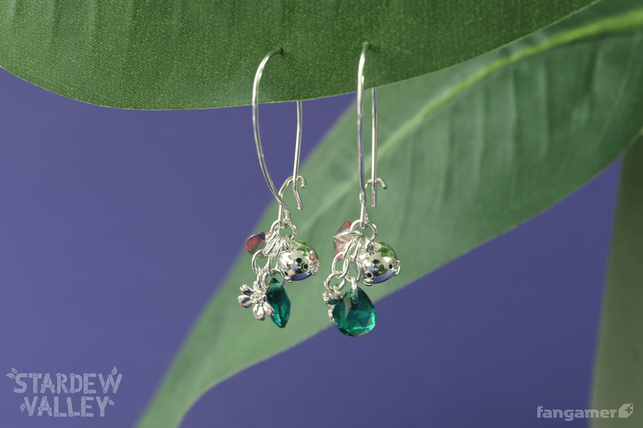Cindersap Earrings - Stardew Valley