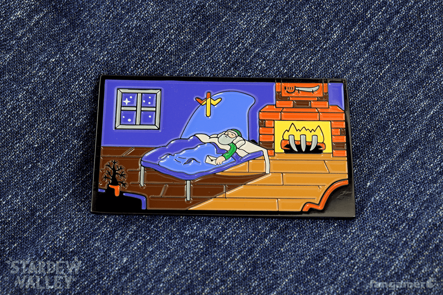 Grandpa's Bed Enamel Pin - Stardew Valley