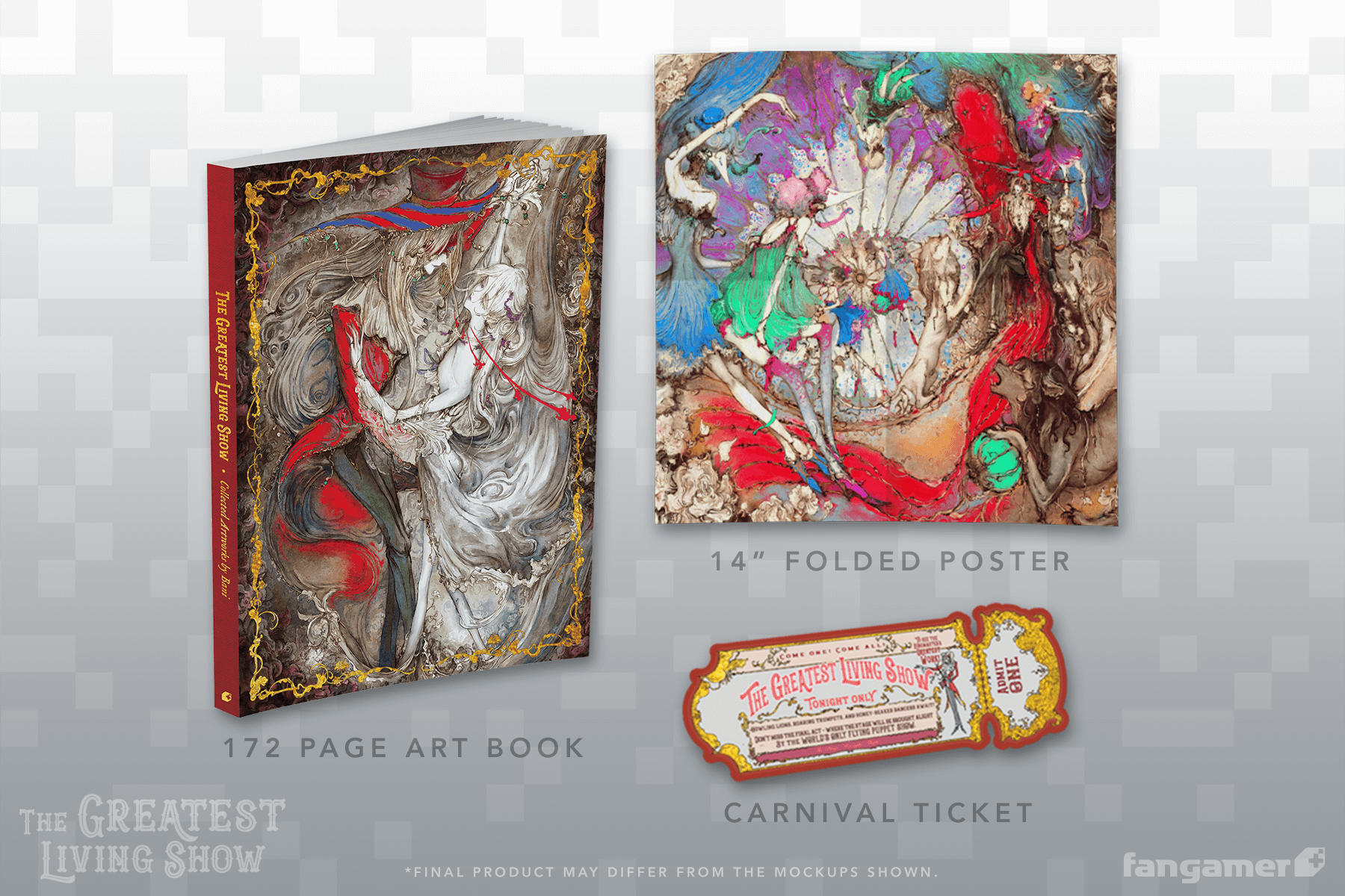 The Greatest Living Show Art Book - Fangamer Europe