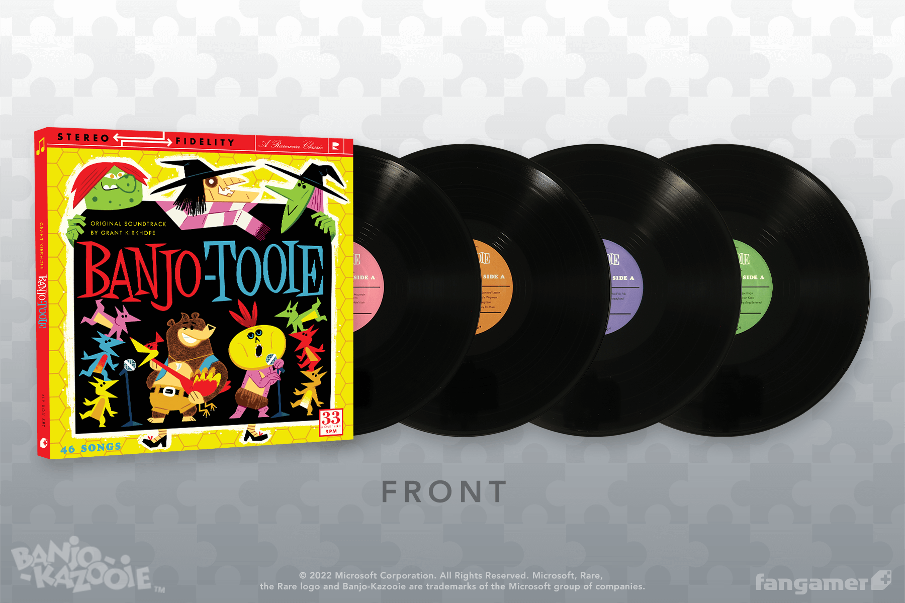 BANJO-KAZOOIE アナログレコードBOX Banjo-Kazooie Vinyl Soundtrack Box Set - Fangamer Europe